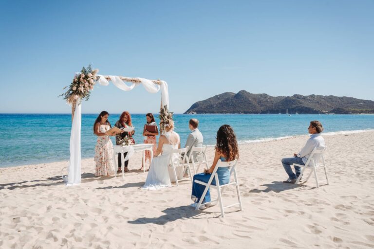 die rechtsgültige Strandhochzeit - meer sardinien urlaub