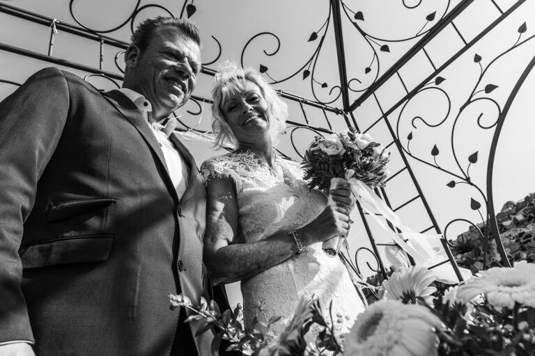 Das glueckliche Paar vor der Festung Fortezza, Villasimius - meer sardinien urlaub