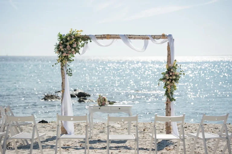 das traumhafte Setting, Strandhochzeit, meer sardinien urlaub
