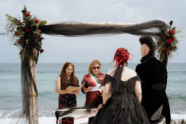 die Eheschliessung, Strandhochzeit - meer sardinien urlaub