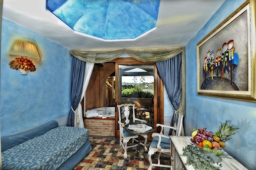 Ansicht eines Deluxe-Zimmers, Hotel La Bitta, Arbatax - meer sardinien urlaub
