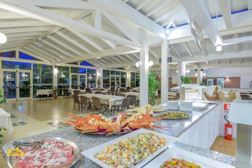 das Bahia-Bueffetrestaurant, Hotel Garden Beach, Cala Sinzias-Castiadas - meer sardinien urlaub
