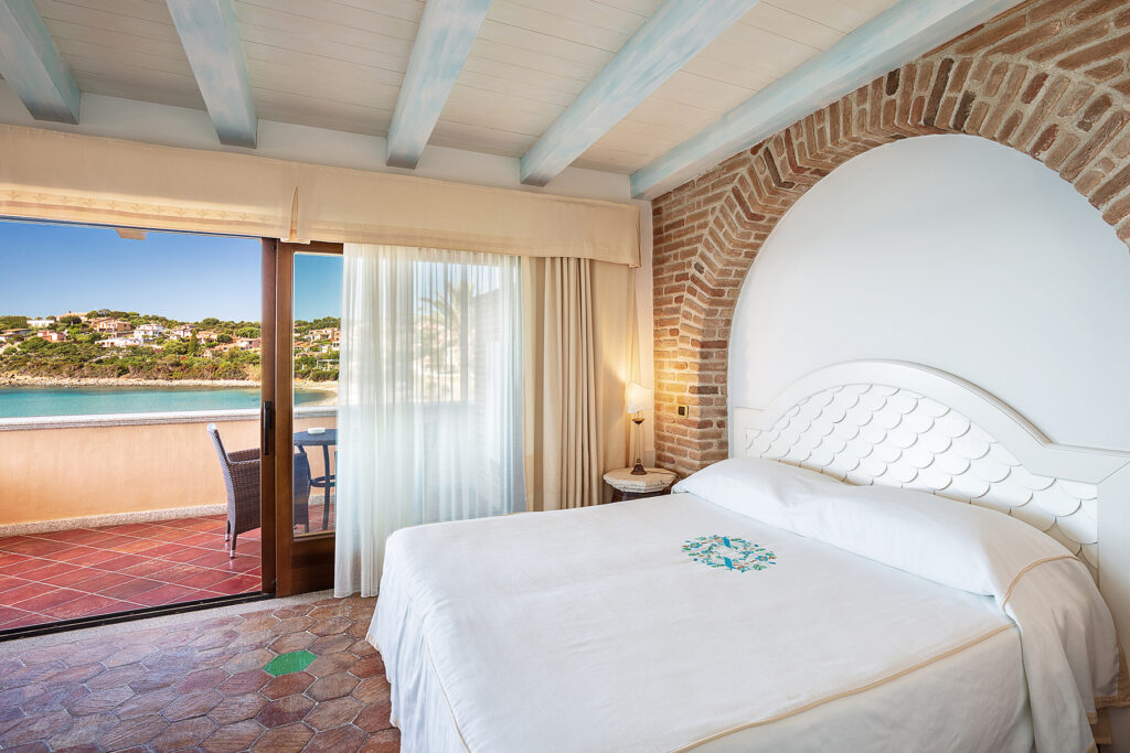 Das Deluxe-Prestige-Zimmer mit sagenhaftem Meerblick, Hotel La Bitta, Arbatax - meer sardinien urlaub