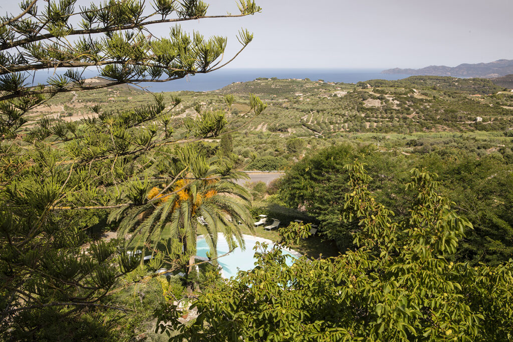 Der Panoramablick vom Hotel De Charme Villa Asfodeli, Tresnuraghes - meer sardinien urlaub
