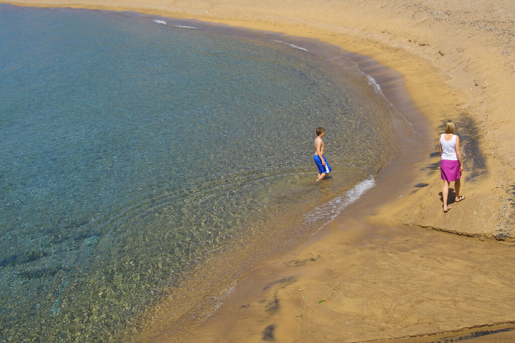 der Strand Noesola in der Naehe des Hotels Villa Asfodeli, Tresnuraghes - meer sardinien urlaub