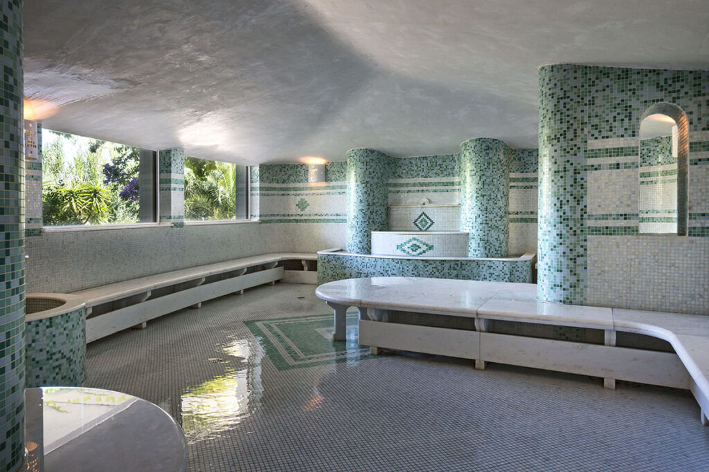 das türkische Dampfbad des Wellness-Bereichs im Hotel Marinedda, Isola Rossa - meer sardinien urlaub