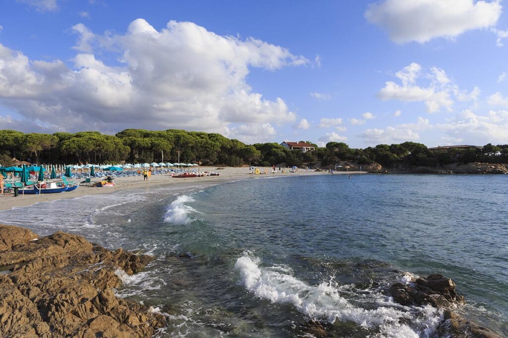 die Sandbucht Cala Liberotto am Hotel Tirreno Resort bei Orosei - meer sardinien urlaub