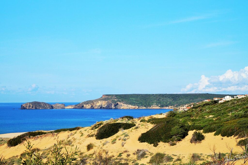 die phantastischen Sandduenen von Torre dei Corsari, Hotel Villaggio Sabbie D&acute;Oro - meer sardinien urlaub