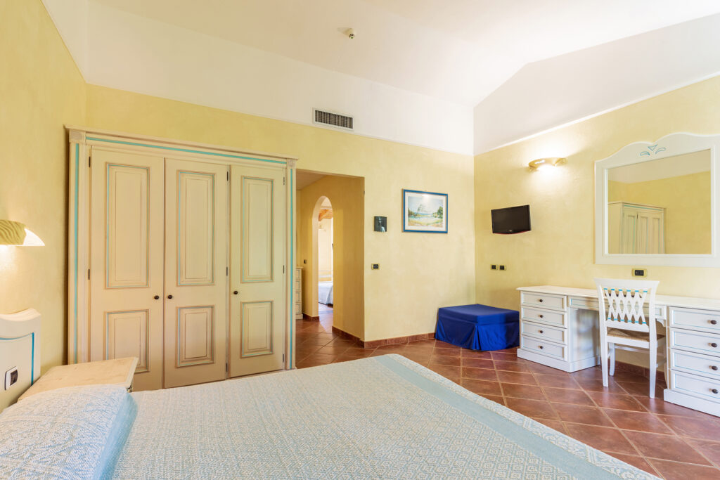 ein Familien-Zimmer Superior mit Meerblick, Hotel Club Saraceno, Arbatax - meer sardinien urlaub