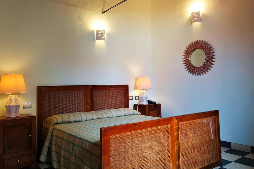 ein Doppelzimmer im Hotel Il Vecchio Mulino, Arbatax bei Tortoli - meer sardinien urlaub