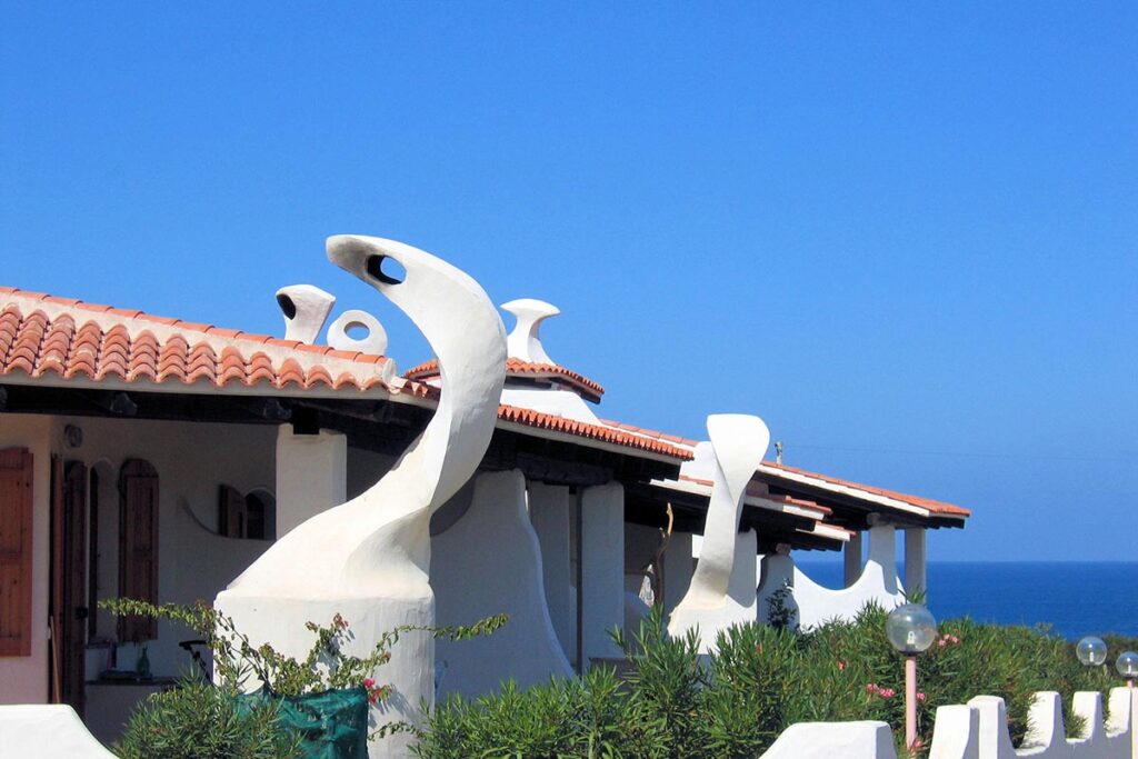 Außenansicht der Häuser Sa Fiorida - meer sardinien urlaub