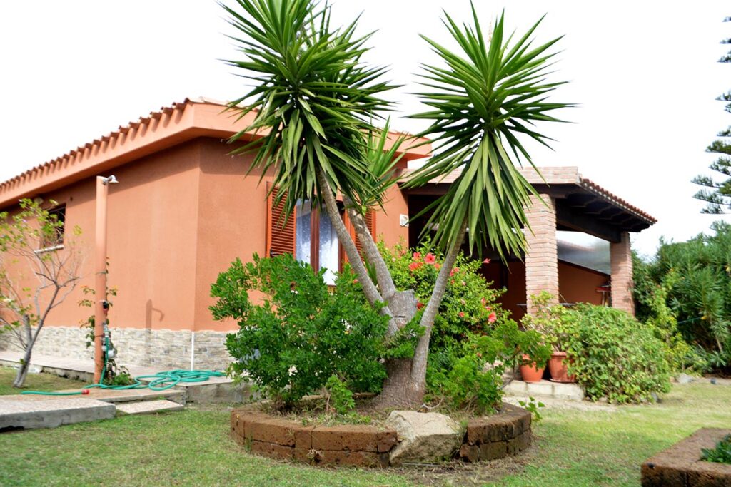 Blick auf das Ferienhaus Cocco - meer sardinien urlaub