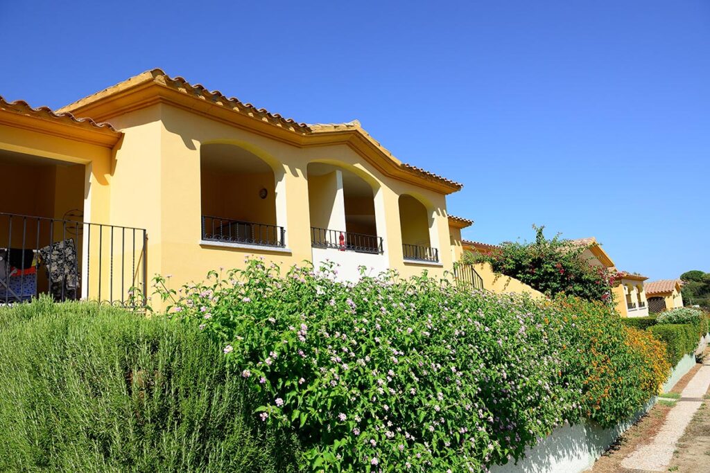 Blick auf das Ferienhaus Stella - meer sardinien urlaub