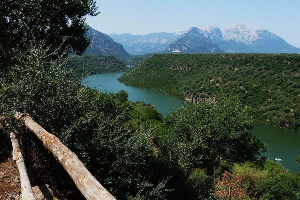 Blick auf den Cedrino-See - Agriturismo Neule - meer sardinien urlaub