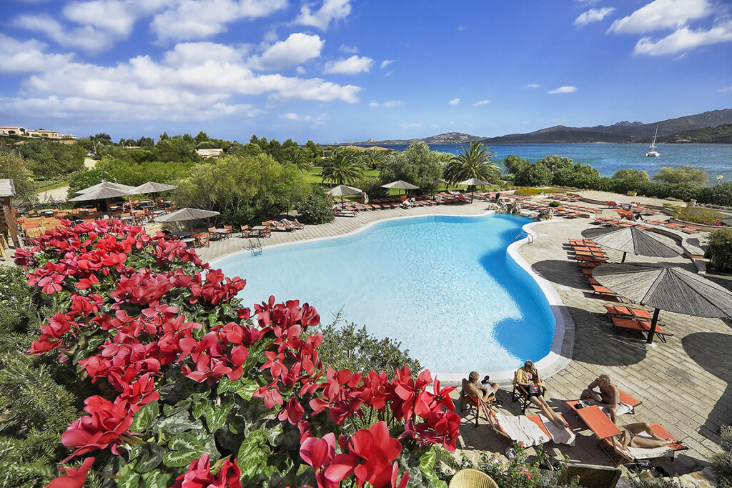 Der Pool des Hotels Cala di Falco, Cannigione - meer sardinien urlaub