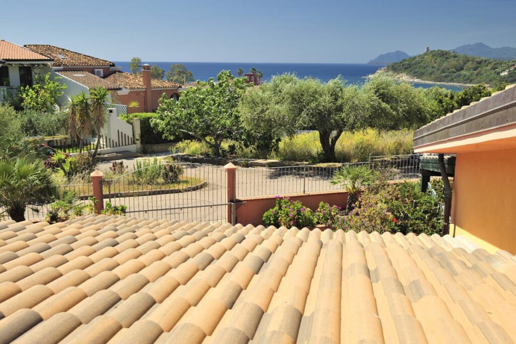 Panoramablick der Ferienwohnung Le Terrazze Bilo - meer sardinien urlaub