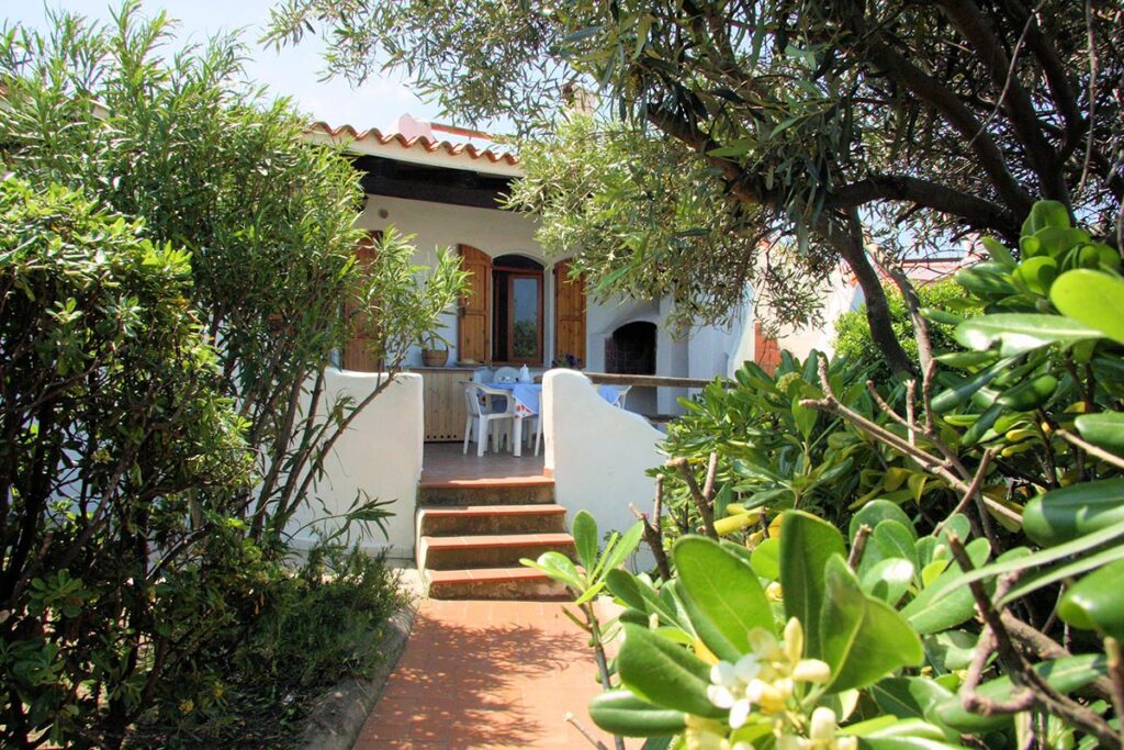 Zugang zu einem Ferienhaus Sa Fiorida - meer sardinien urlaub