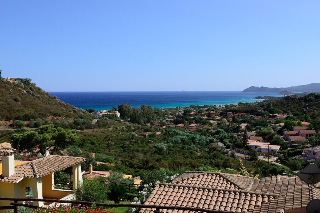 der Traumblick des Ferienhauses Stella - meer sardinien urlaub