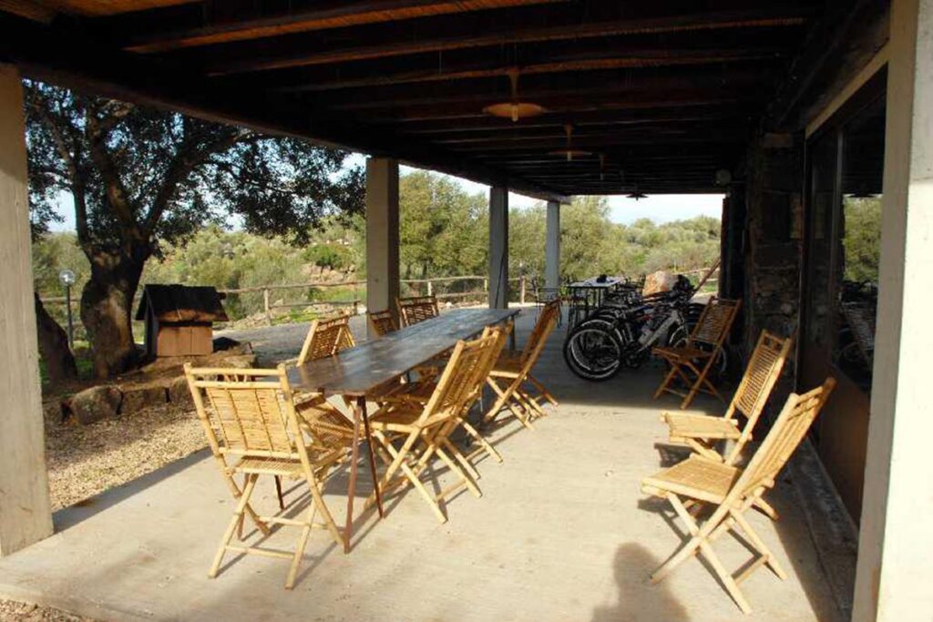 die Terrasse des Agriturismo Neule, Dorgali - meer sardinien urlaub