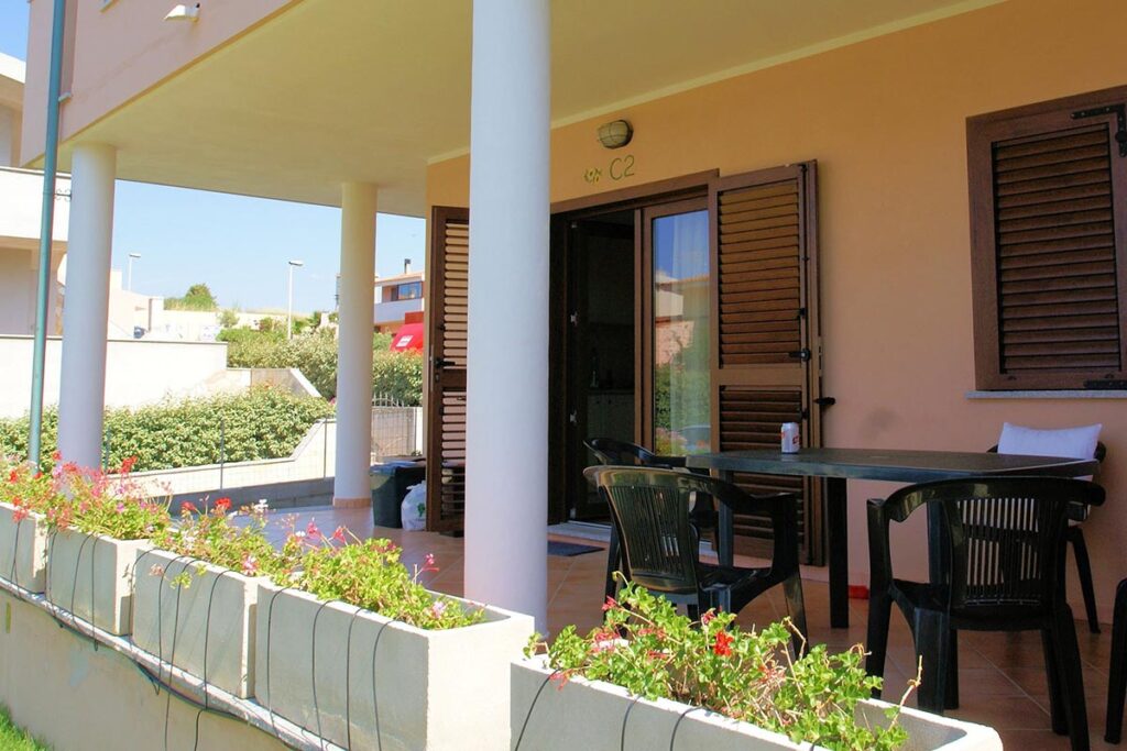 die Terrasse einer Ferienwohnung Solevacanze - meer sardinien urlaub