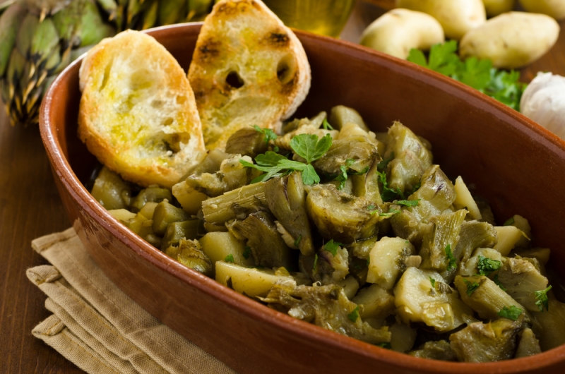 Carciofi e patate