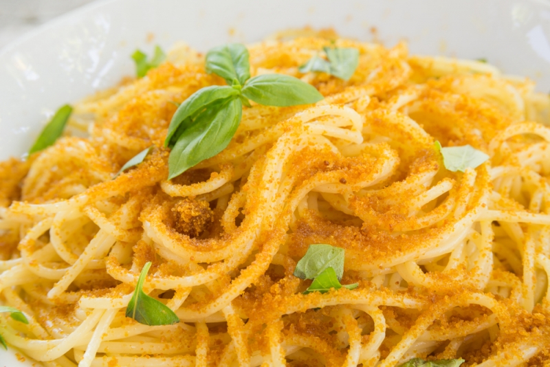 Spaghetti con bottarga