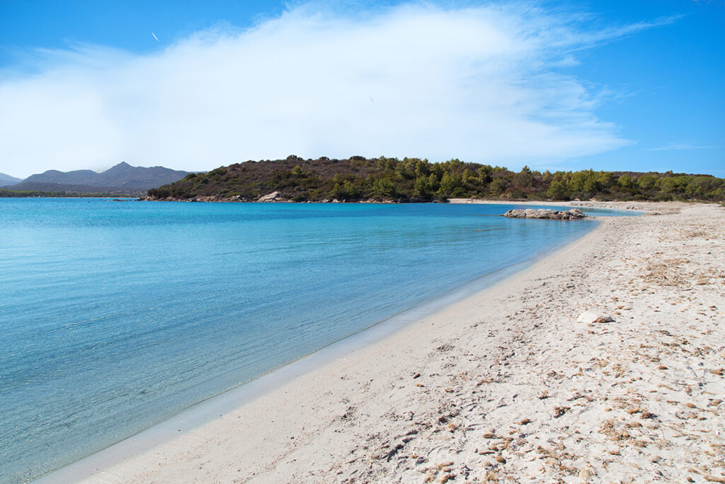 Der Traumstrand Salina Bamba beim Ferienhaus Martina 1, Capo Coda Cavallo bei San Teodoro - meer sardinien urlaub