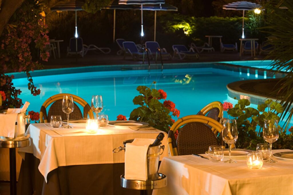 das Restaurant vom Hotel La Torre, Barisardo - meer sardinien urlaub