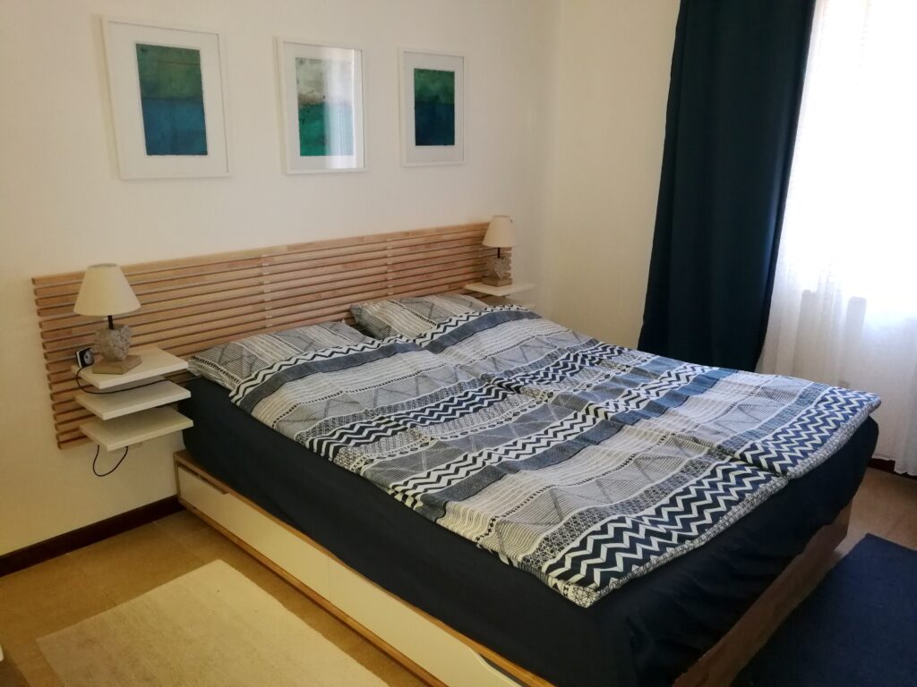 das Schlafzimmer vom Ferienhaus Aquamare, Porto Alabe - meer sardinien urlaub