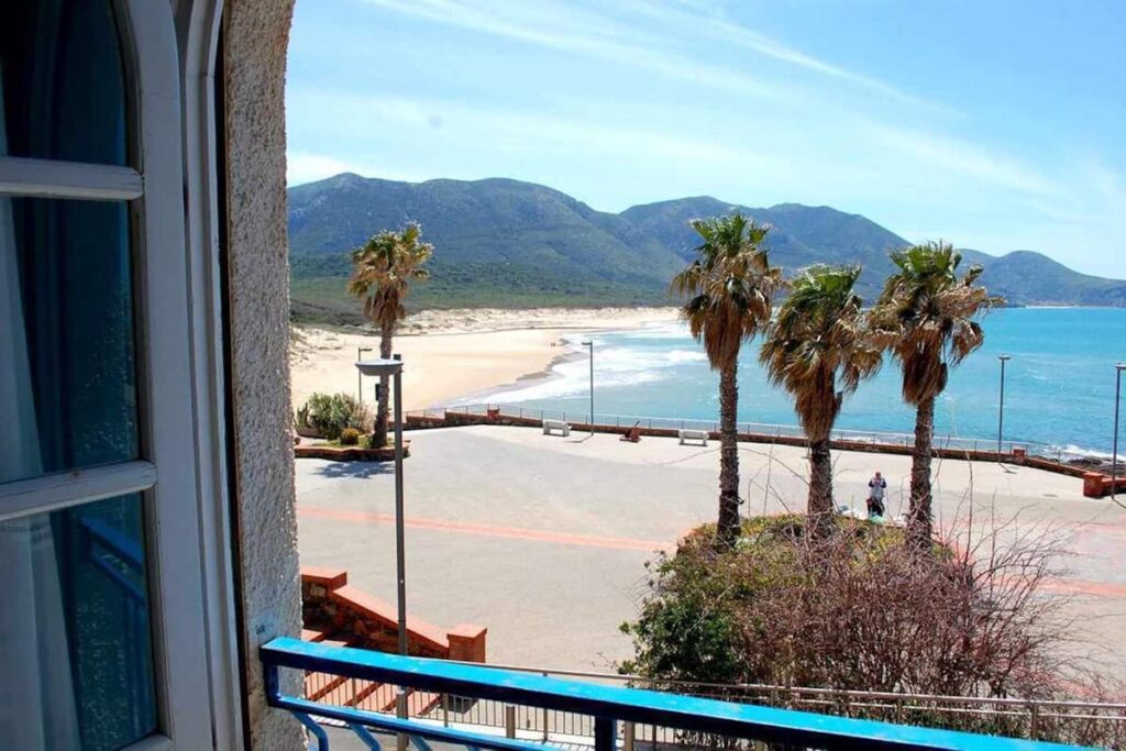 phantastischer Meerblick von der Ferienwohnung Sabbia Bianca, Portixeddu - meer sardinien urlaub