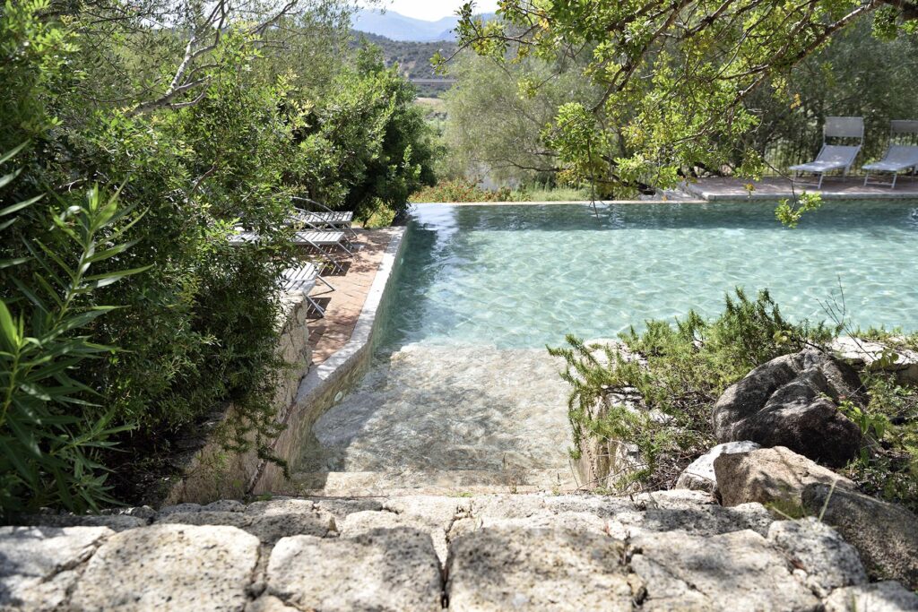 Blick zum Pool, Hotel Abba e Murta, Tortoli - meer sardinien urlaub