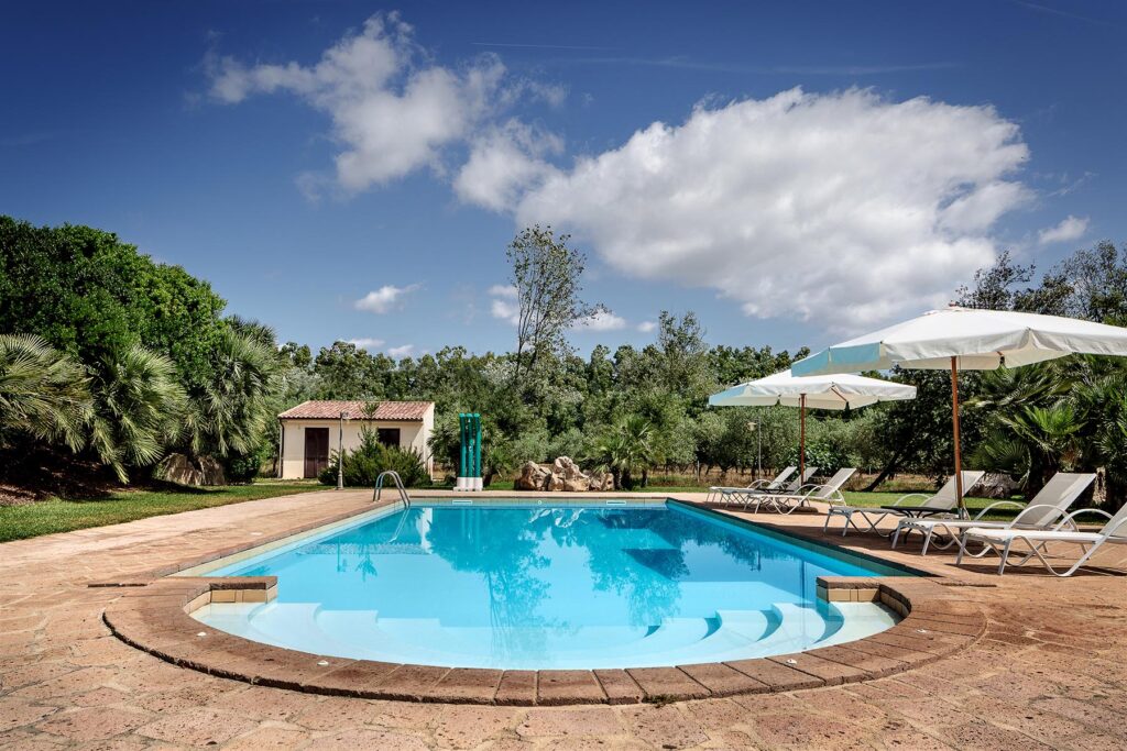 der Pool des Ferienhauses Ulivo, Alghero - meer sardinien urlaub