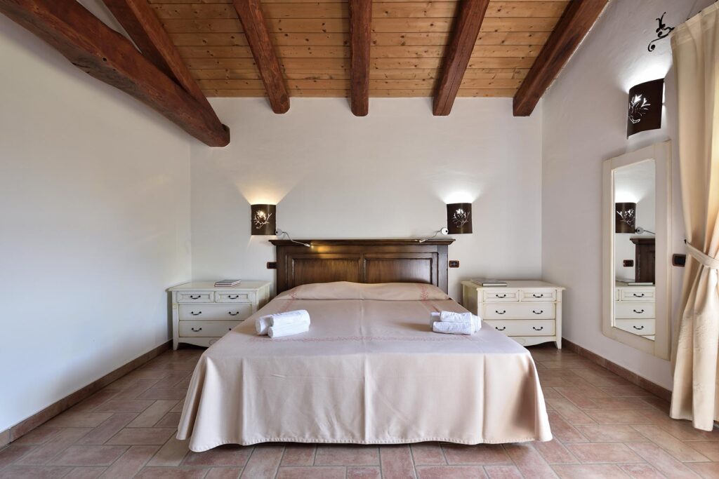 ein Doppelschlafzimmer im Hotel Abba e Murta, Tortoli - meer sardinien urlaub