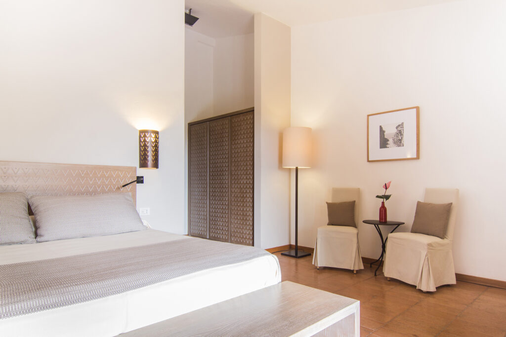Ein Superior-Zimmer im Hotel Aquadulci, Chia - meer sardinien urlaub