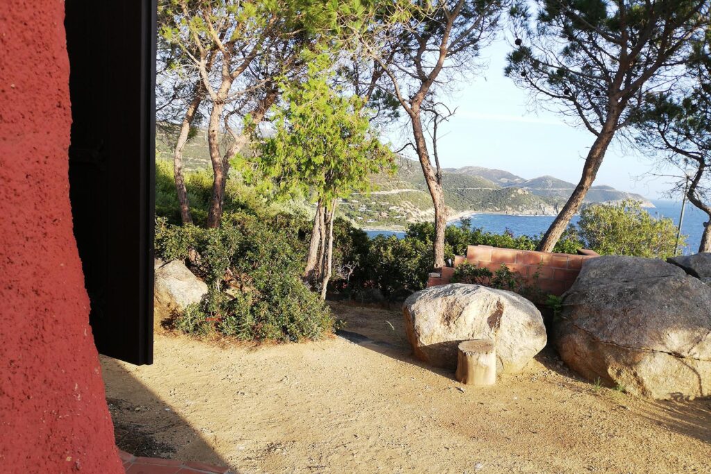 Hübsche Rückzugsorte mit Meerblick beim Ferienhaus Rubino, Torre delle Stelle - meer-sardinien-urlaub