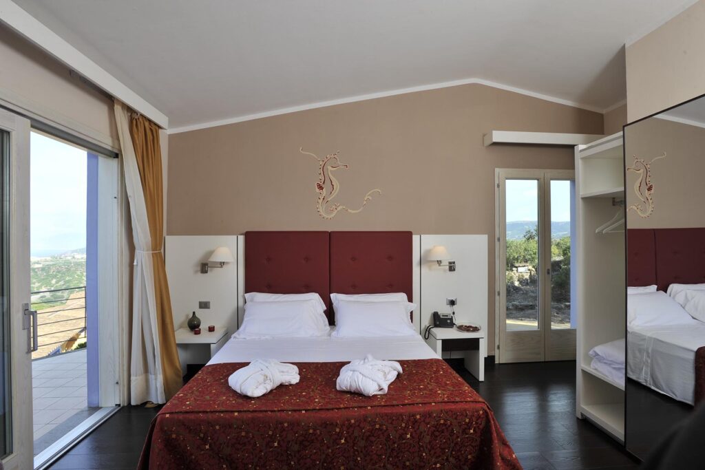 Ein Superior-Zimmer des Hotels Bajaloglia, Castelsardo - meer sardinien urlaub