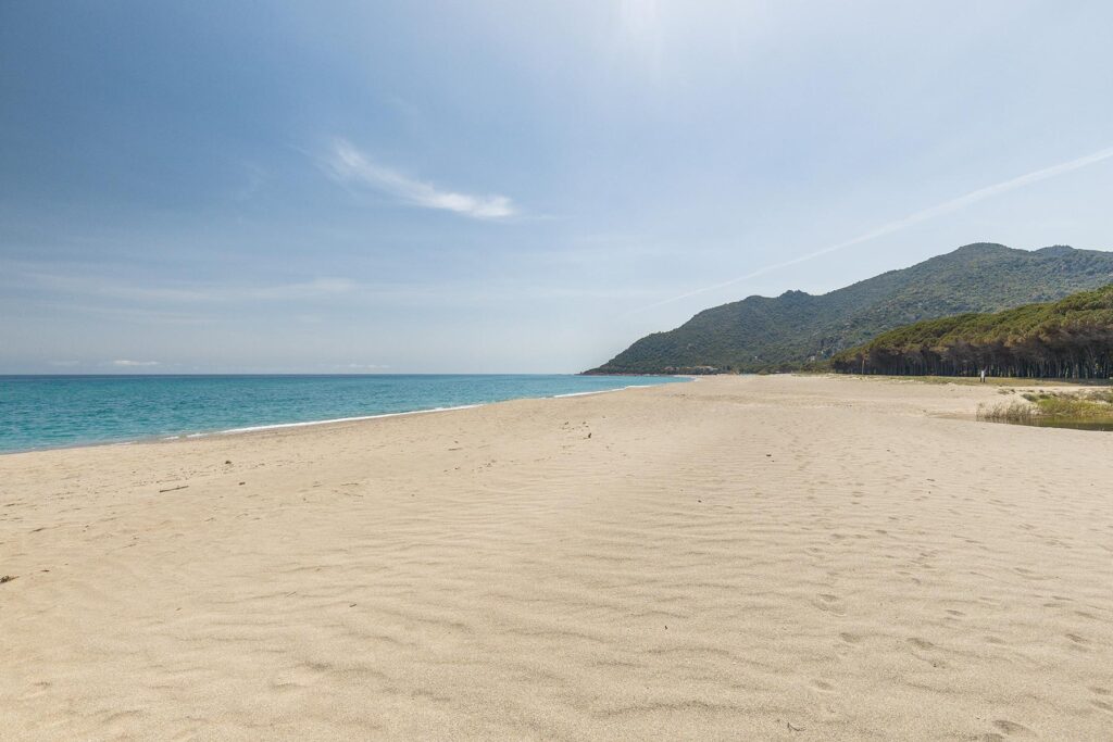 Der phantastische Sandstrand beim Hotel Genna e Masoni, Cardedu - meer sardinien urlaub