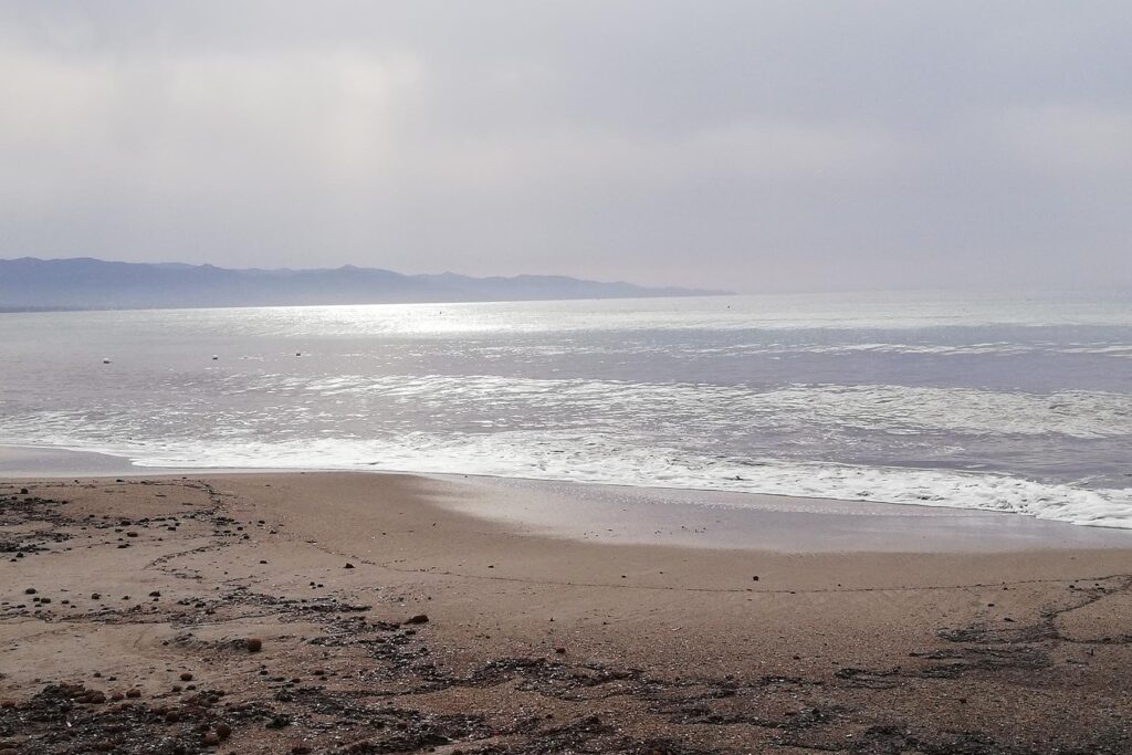 Der Strand Porto Sa Ruxi bei Villasimius in Abendstimmung - meer sardinien urlaub