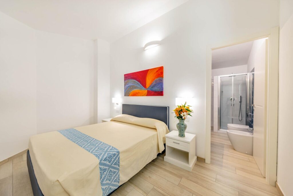 Doppelschlafzimmer mit en-suite-Bad, Ville d´Ogliastra 1 Piscina, Cardedu - meer sardinien urlaub