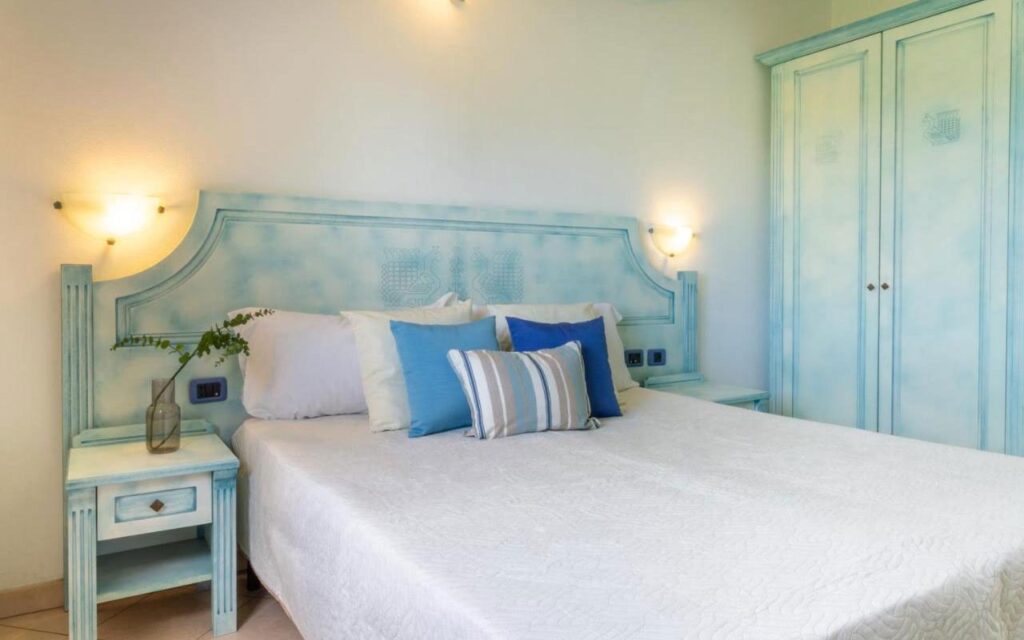 Doppelzimmer einer Wohnung im Aparthotel Museddu Beach bei Cardedu - meer sardinien urlaub