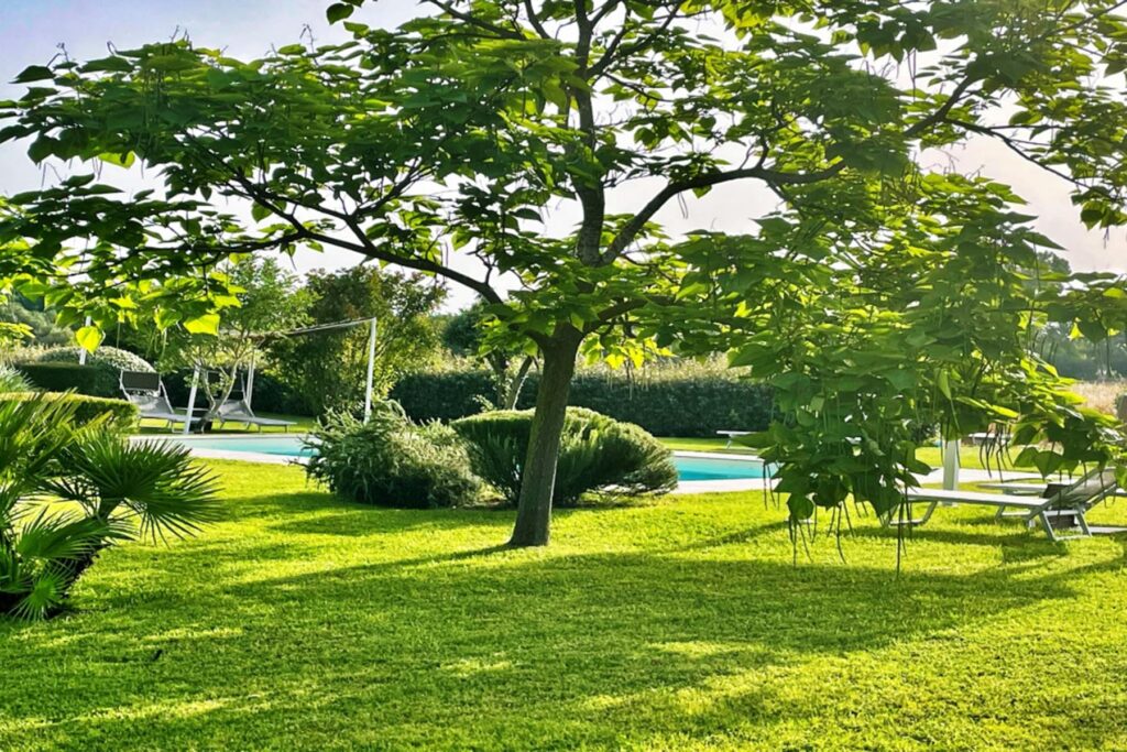 weite Grünflächen im Agriturismo Su Passu, Alghero - meer sardinien urlaub