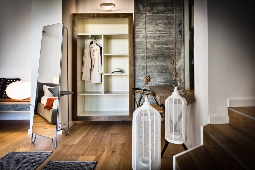 Detail-Aufnahmen der Juniorsuite, Hotel Teku Boutique, Barisardo - meer sardinien urlaub