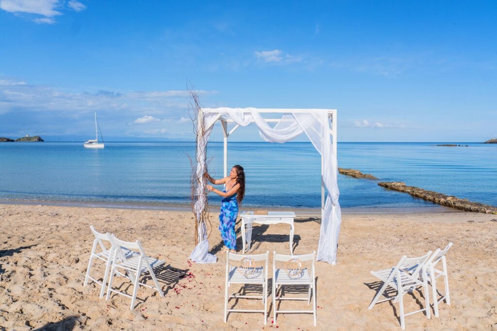 Traubogen Pavillion - Heiraten auf Sardinien